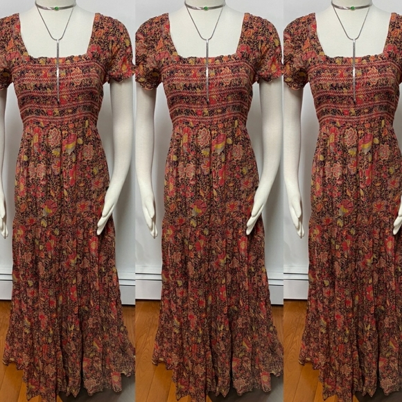 ****1 Med left!!*****Free People Tiered Maxi Dress - Picture 7 of 13